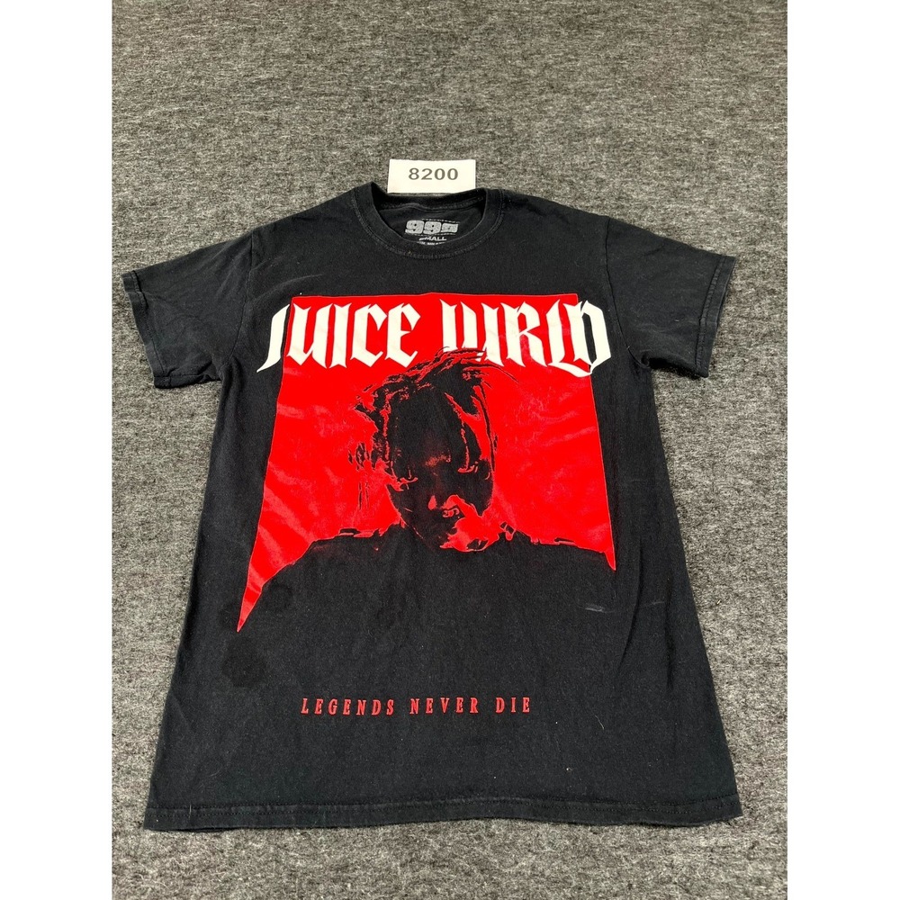 999 Club T Shirt Mens Small Black Juice WRLD Legends Never Die Rap Music Graphic